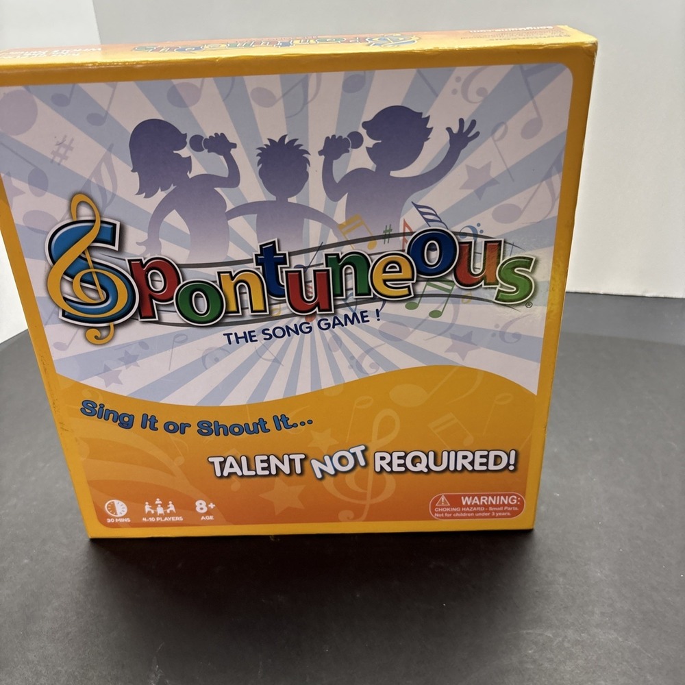 Spontuneous The Song Game - Yellow New open Box. contents are still sealed and n